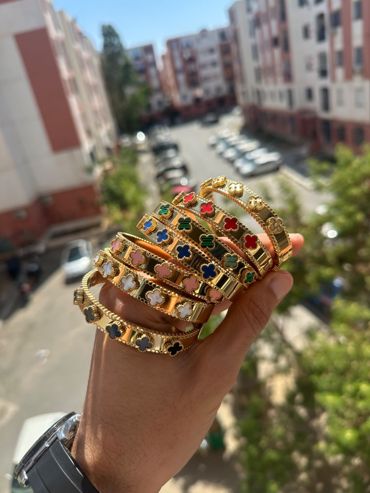 Braclet Vancleef Acier Incroyable 