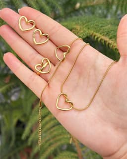 Parure Coeur 04 Pièces  2